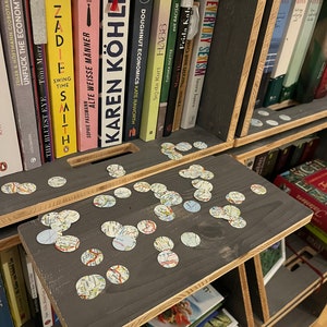 Konfetti aus alten Landkarten, für Feste, Reisen, Hochzeiten, Upcycling