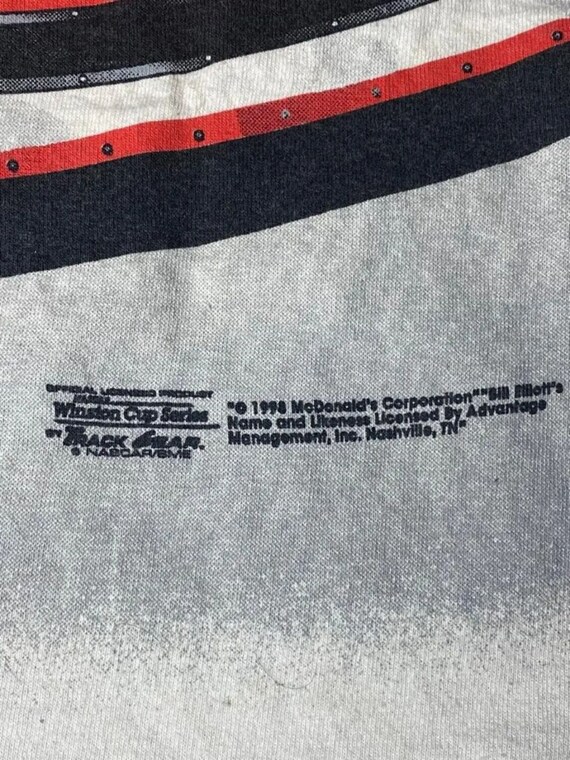 Vintage Bill Elliot McDonalds 1998 T-shirts Nasca… - image 8