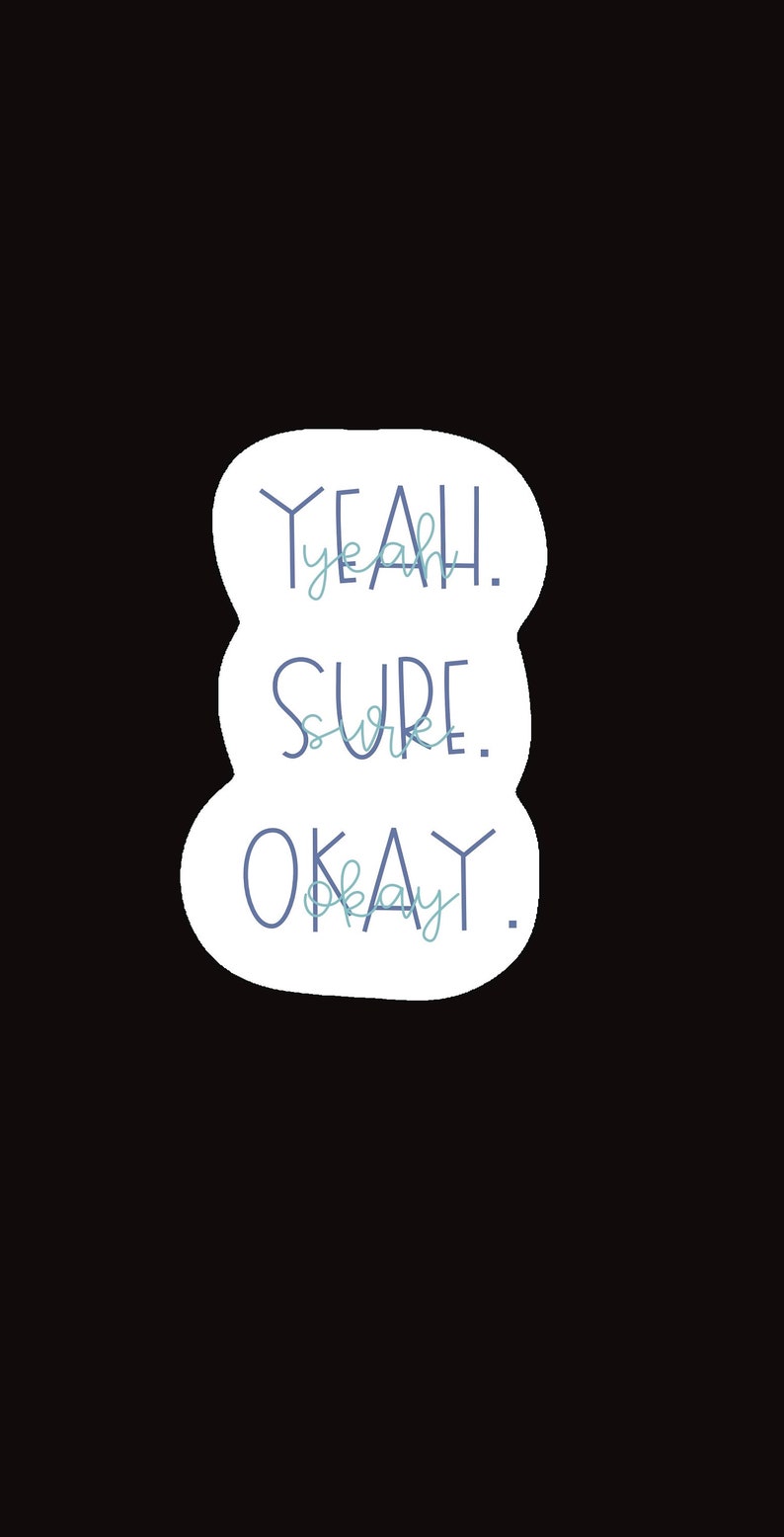 Yeah Sure Okay - Kelsea Ballerini - Etsy