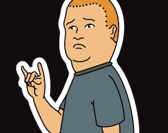 Pegatina de Bobby Hill