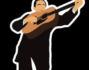 Johnny Cash sticker