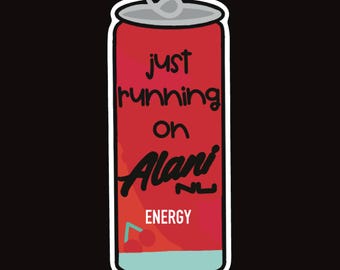 Running on Alani sticker