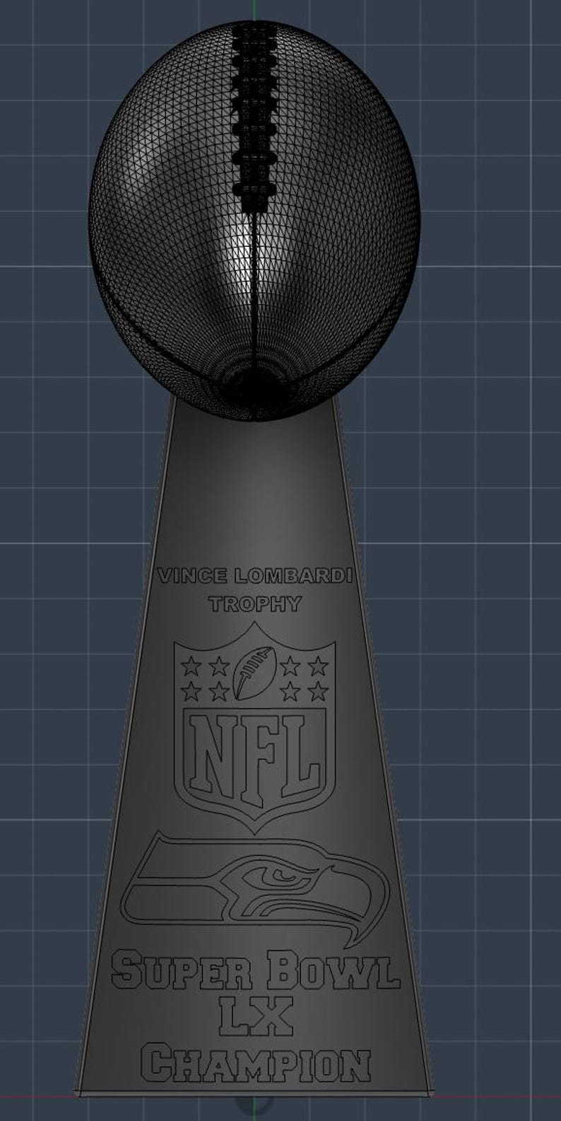 Replica del trofeo del campionato NFL immagine 3