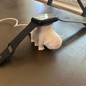 STL file of Appa Apple Watch Charger Holder from Avatar the Last Air Bender