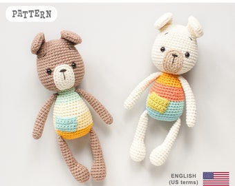 Crochet PATTERN Tommy the Puppy: Amigurumi Dog (PDF Pattern)