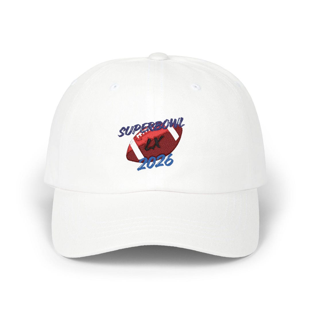 Superbowl 2026 Football Logo Dad Cap | Embroidered Sports Hat - Etsy