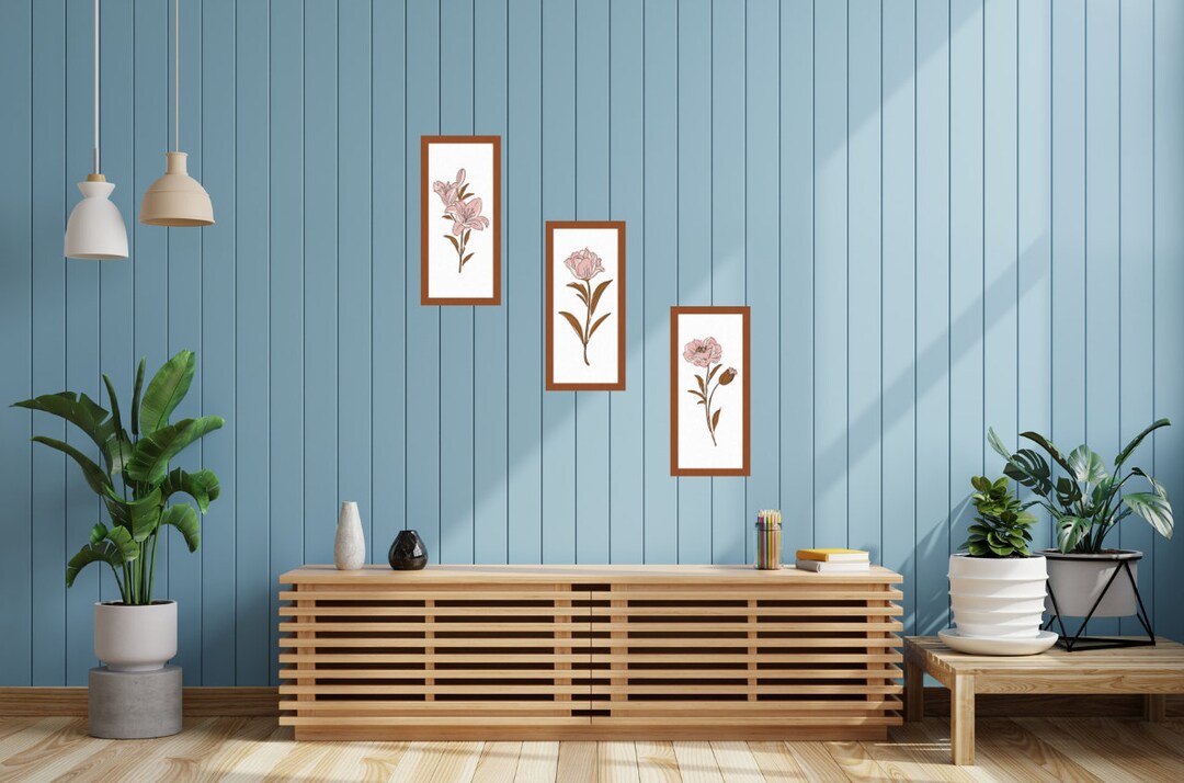 Blooms of Beauty Aesthetic Flower Wall Art Digital Prints Etsy