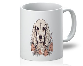 Spaniel design mug