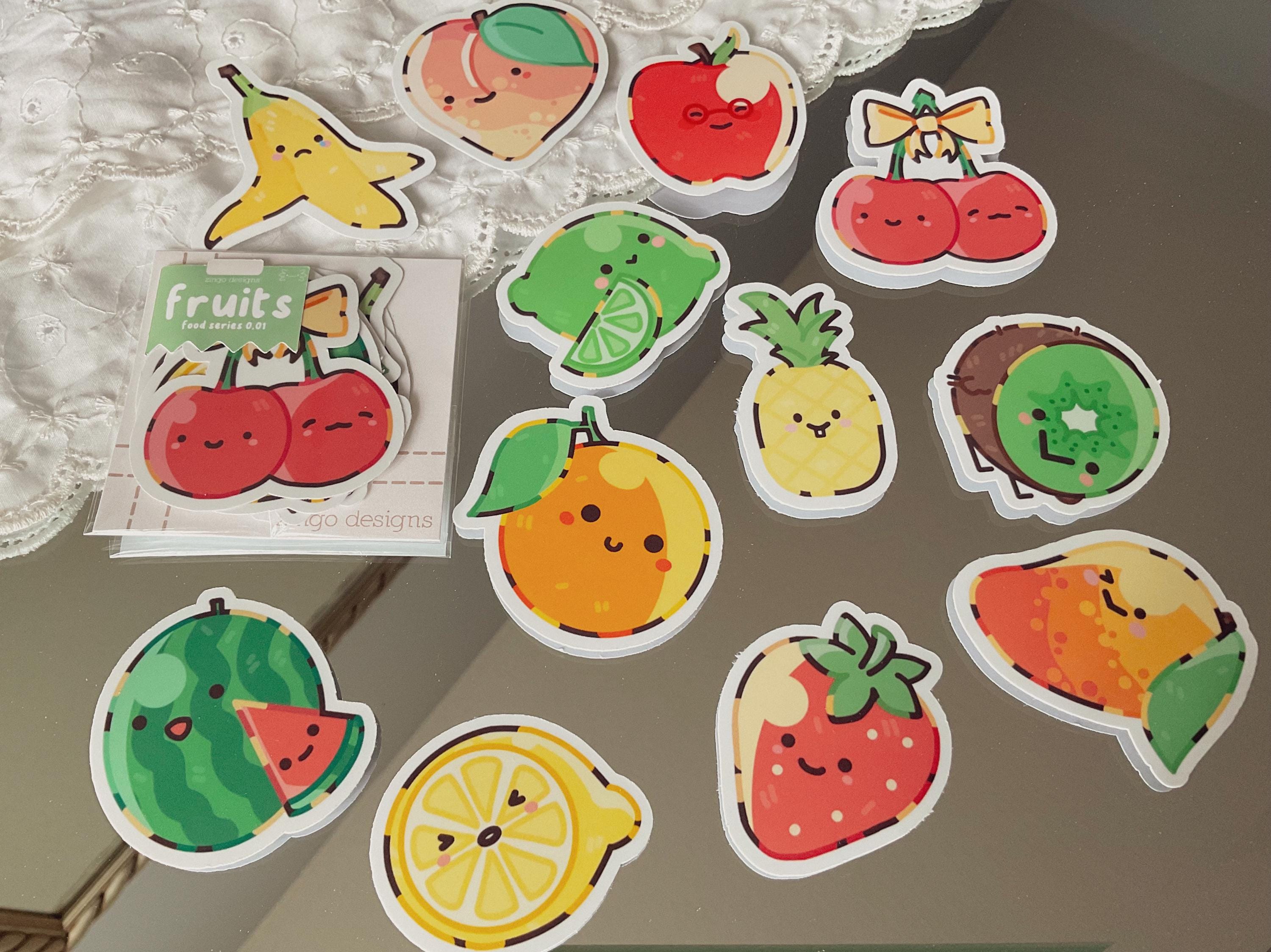 Fruit Sticker Pack ⁞ Die Cut Stickers - Etsy