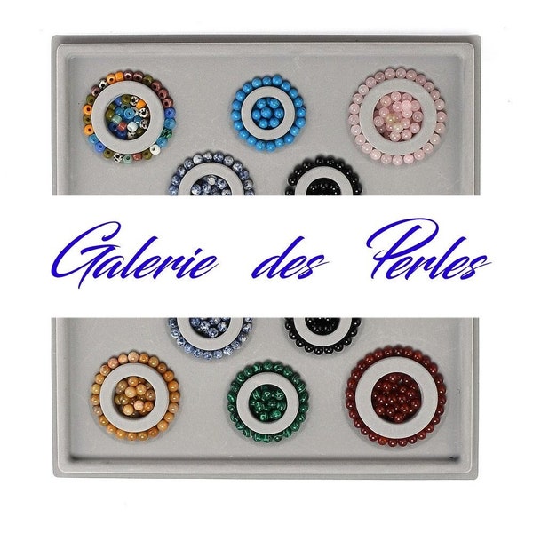 Plateau Feutré pour Conception de Bracelets à Perles (34.5cm x 26.5cm) avec 8 mesures : création bijoux & loisirs créatifs