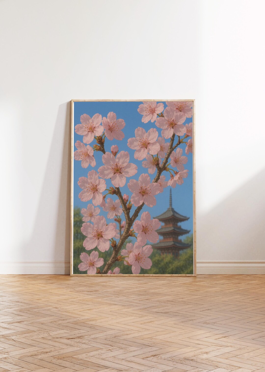 Digital Download | Cherry Blossom Art – Japanese Sakura A3 A4 | Spring ...