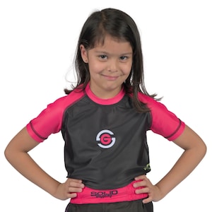 Solid Grappling Junior Rashguard | Jiu Jitsu Kids | BJJ Rash Guard | Brazilian Jiu Jitsu Shirt | MMA No-Gi For Children | Juniors No Gi Gear