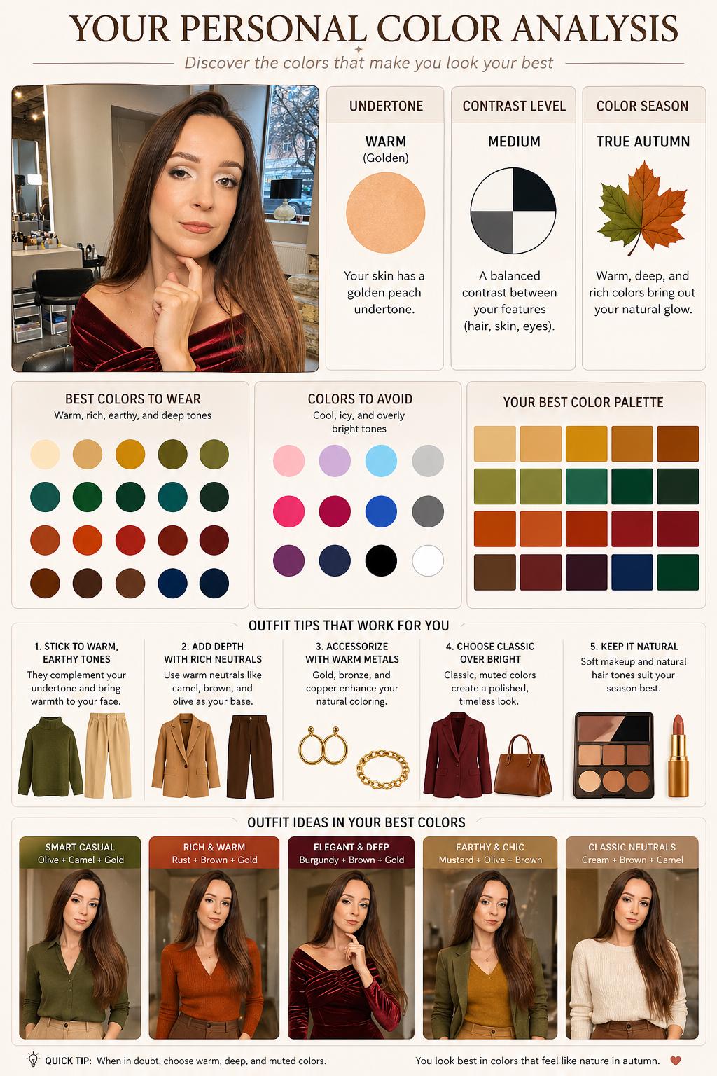 Personal Color Analysis From Photo | AI Custom Color Palette (digital ...