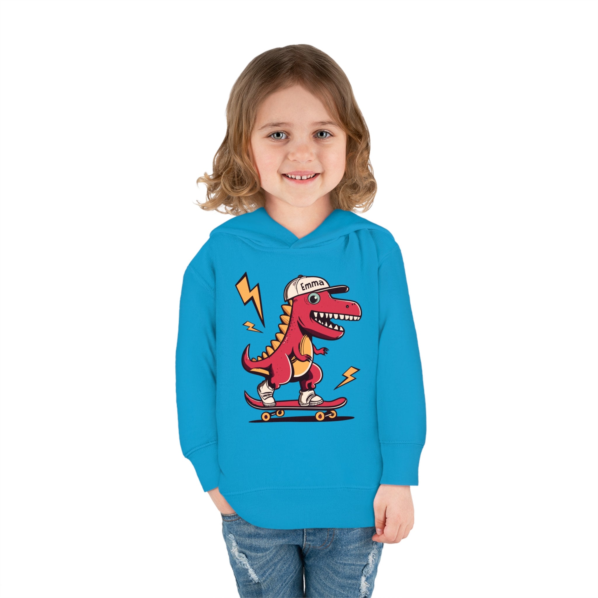 Jonas Saurus Nome Personalizzato Dinosauro T-Rex Felpa