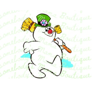 Frosty The Snowman PNG Digital Design File Sublimation DTF DTG