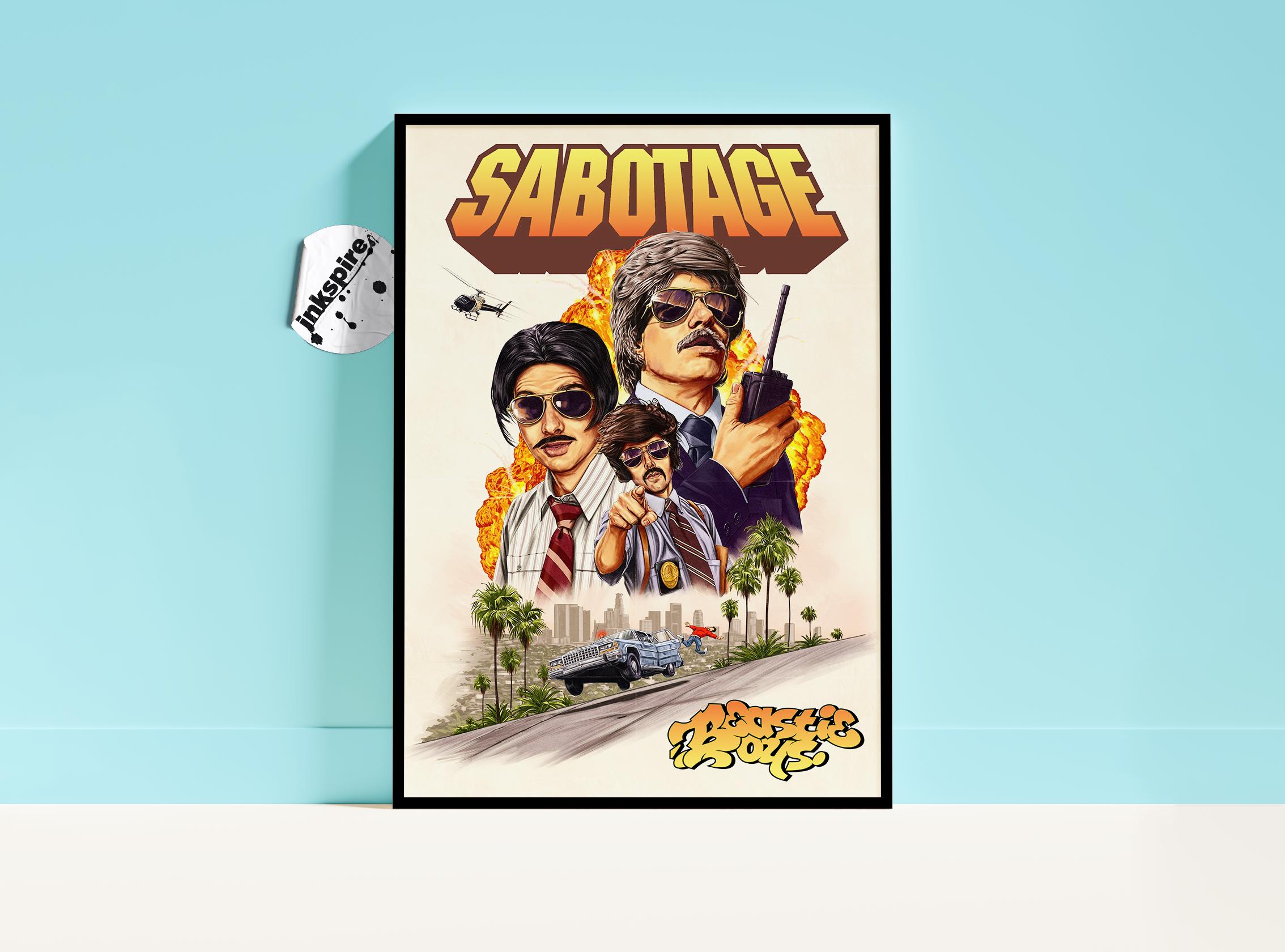 Sabotage Beastie Boys Print - Etsy