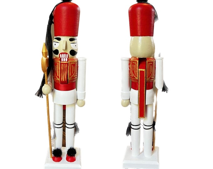 Greek Evzone Nutcracker 15 Red Etsy