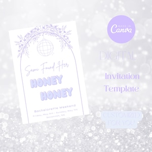 Disco Theme Invitation, Mamma Mia Invitation, Mamma Mia Party, Disco Party, Disco Theme Bachelorette, Mamma Mia Bachelorette