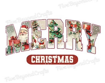 Retro Merry Christmas PNG Retro Christmas Png, Sublimation Design Glitter Christmas Png Christmas Dtf Sparkly Png Glitter Christmas Sparkle