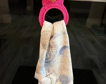 Handmade Crochet Towel Holder with free shipping! (Towel not included)