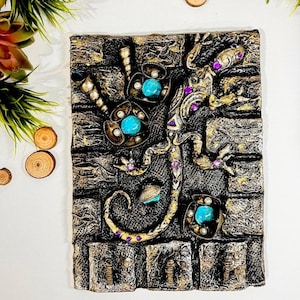 Handmade Lizard Key Holder | Wall Mounted Key Organizer | Rustic Home Decor | Unique Housewarming Gift | Wall Mounted Key Hanger |Key Holder