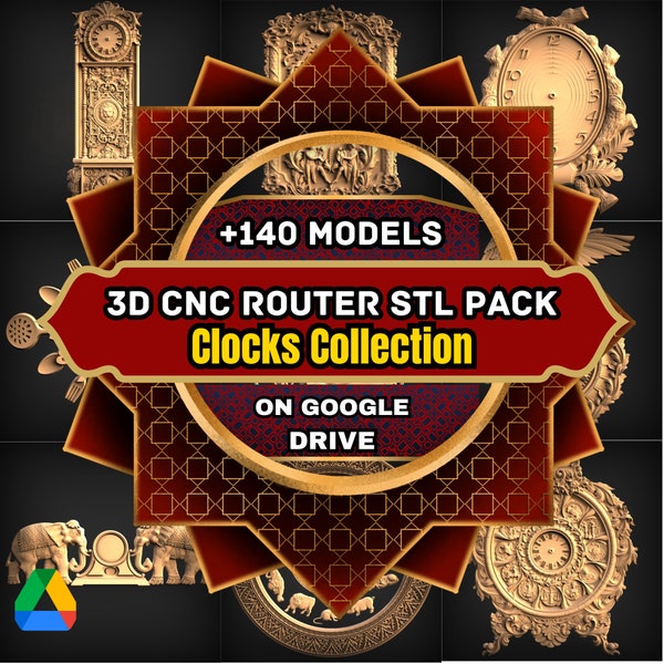 Cnc File Clock - Etsy