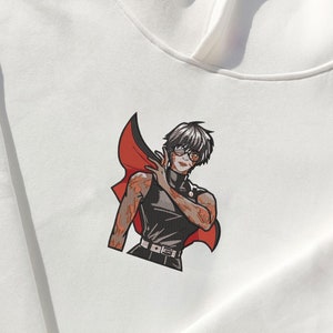 Anime Embroidered Maki Hoodie & Crewneck - Stylish JJK Sweatshirt and T-shirt | Perfect Gift for JJK Fans | JJK Fan Gift