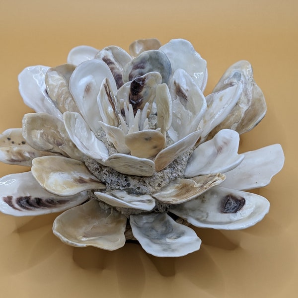 Small Oyster Shell Blossom - Coastal South Carolina -Beach Decor