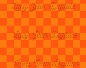 Orange checkered seamless file