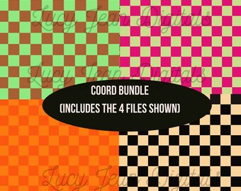 Checkered seamless file bundle
