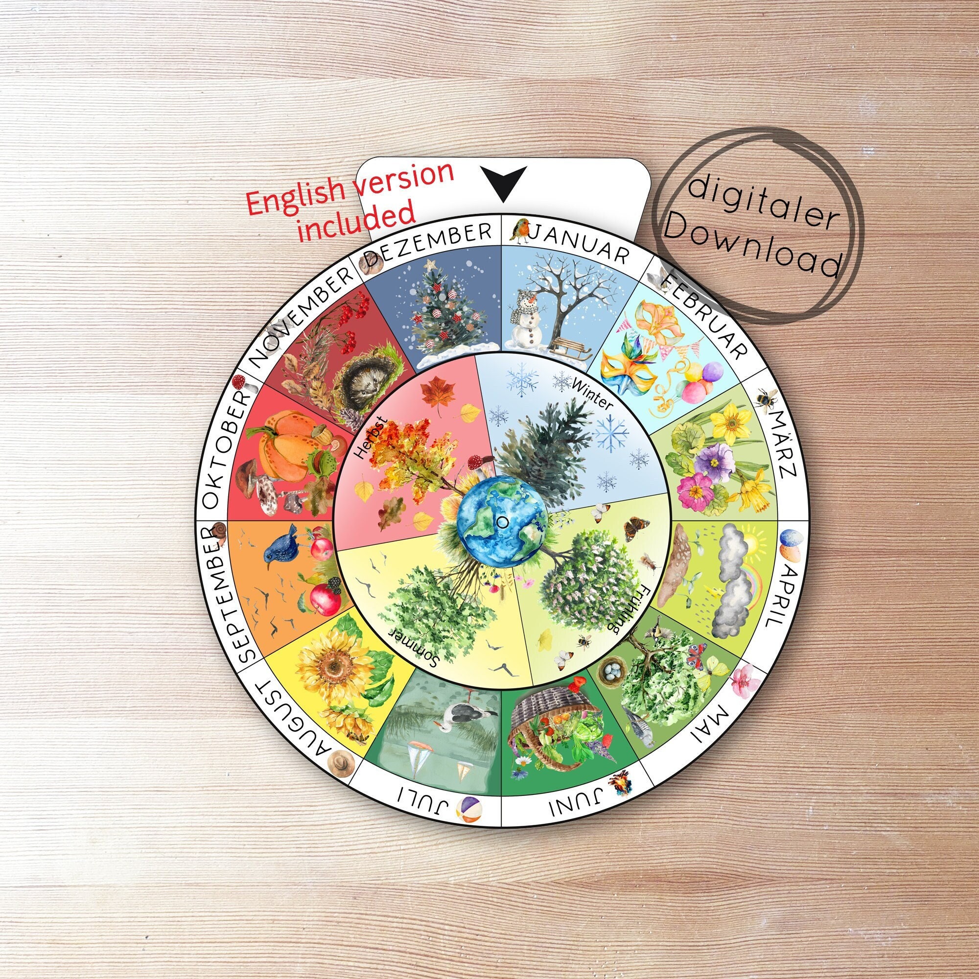 Perpetual calendar waldorf Italia