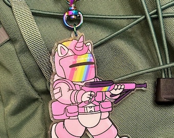 Chunky Magic Acrylic Charm RAINBOW CLASP