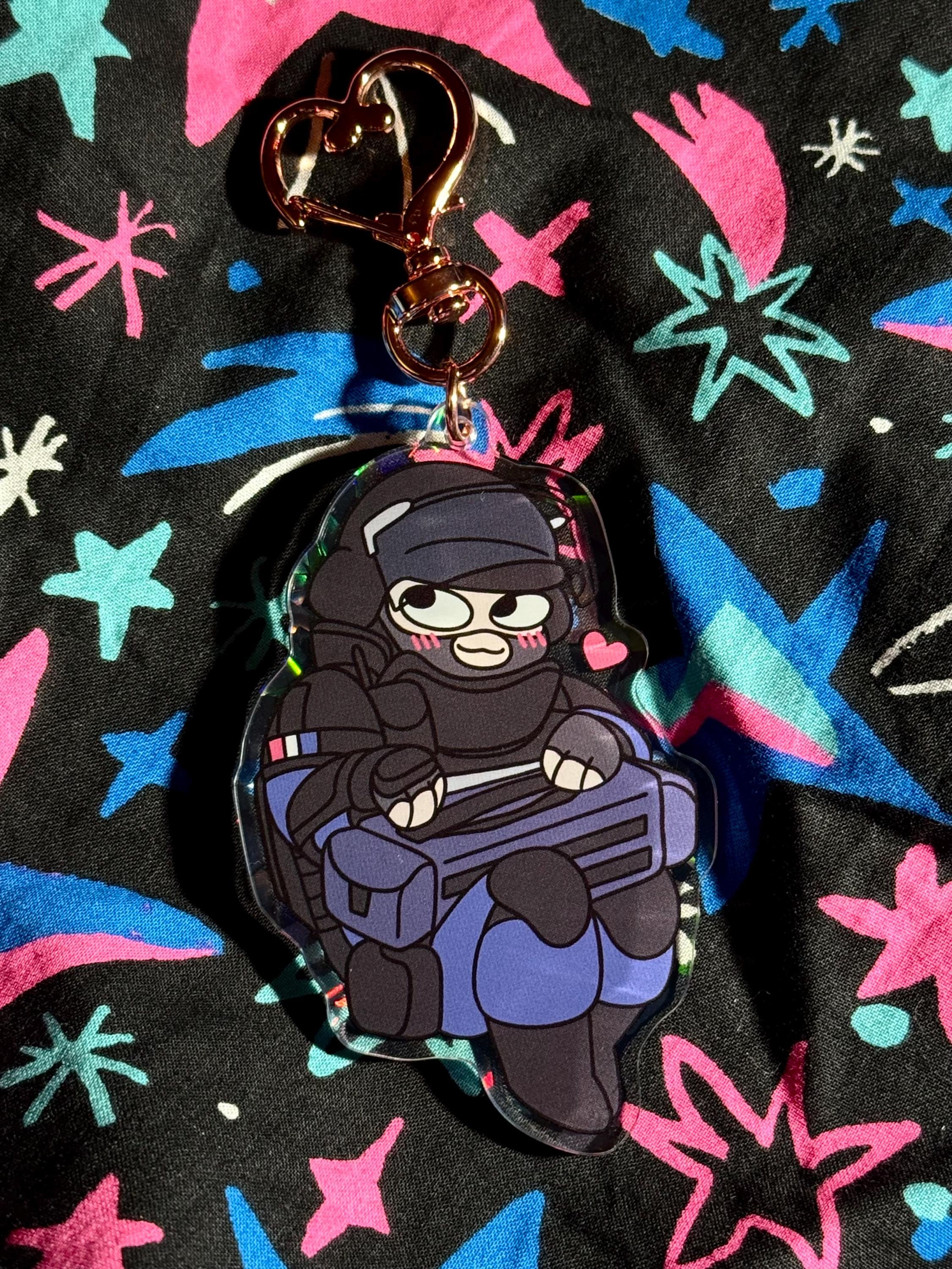 Rainbow 6 Siege Keychain - Etsy