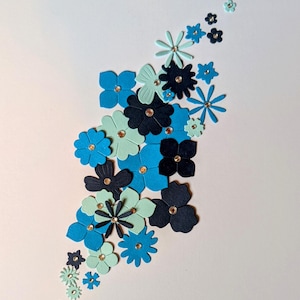 sterben geschnittene Papierblumen, Card-Making, Verzierungen, Scrapbooking
