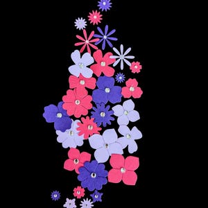 sterben geschnittene Papierblumen, Card-Making, Scrapbooking, Toppers