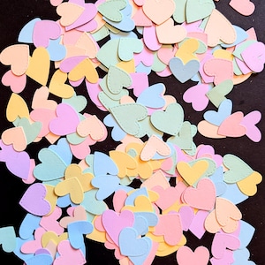 Corazones de papel troquelados, fabricación de tarjetas, adornos y scrapbooking