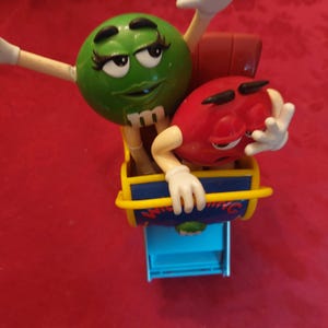 M&M Wild Thing Roller Coaster Candy Dispenser .