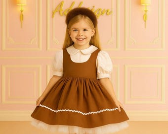big girls brown dress Plus Size Glimmer Nights Dress