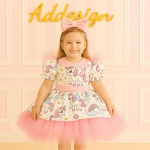 Rainbow Unicorn Dress: Magical Birthday Costume