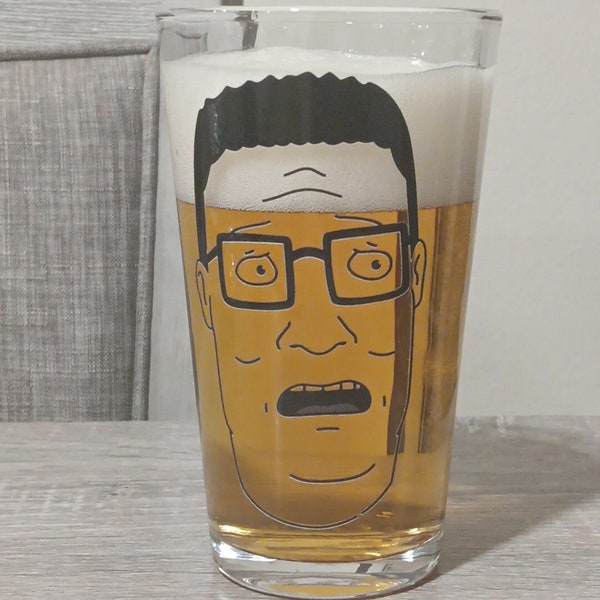 King of the Hill - Hank Hill 16oz pub glass