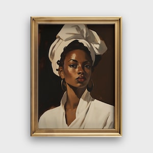 Black Woman Prints | African American Painting | Vintage Black Art