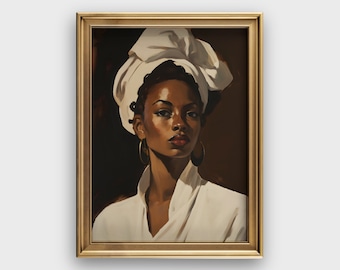 Grabados de mujeres negras / Pintura afroamericana / Arte negro vintage