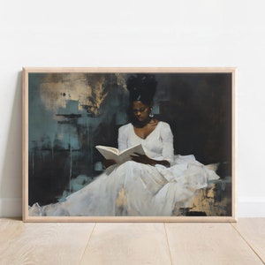 Vintage black girl art.