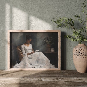 Female Vintage Portrait African American Wall Art Vintage Black Woman ...