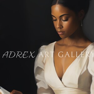 black victorian art