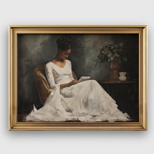 Female Vintage Portrait | African American Wall Art | Vintage Black Woman Portrait