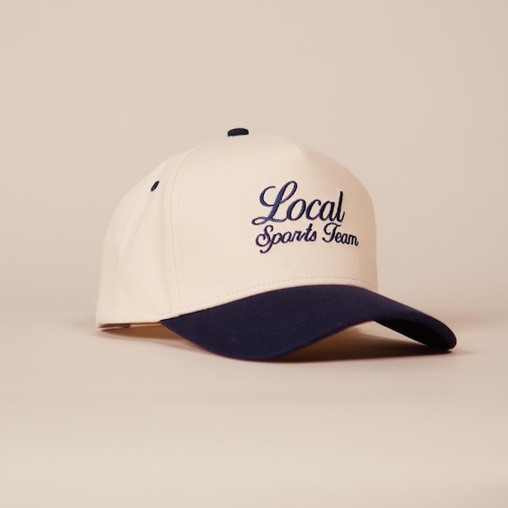 Vintage Sports Hat Two Tone Local Sports Team Embroidered  display picture 1