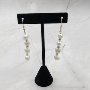 Pearl earrings