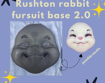 Rushton style rabbit fursuit base 2.0