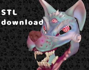Hell hound fursuit base STL file
